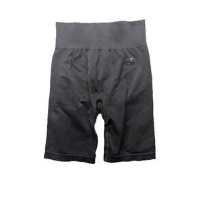 Gymshark Women’s Cycling Biker Athletic Shorts Black Size Medium Stretch